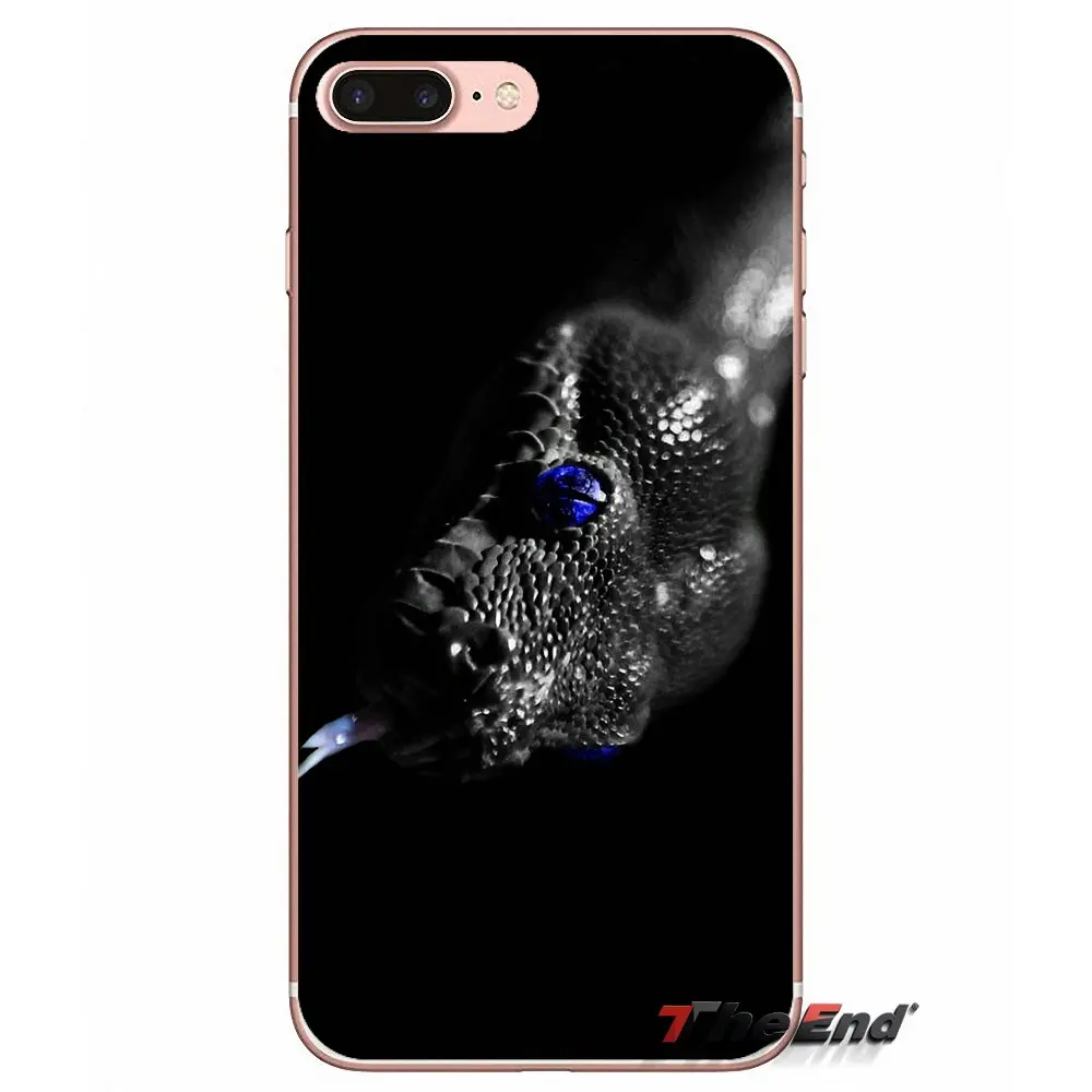Чехол для телефона Sony Xperia Z Z1 Z2 Z3 Z5 compact M2 M4 M5 E3 T3 XA Aqua LG G4 G5 G3 G2 Mini Crazy Black Python Snake Viper |