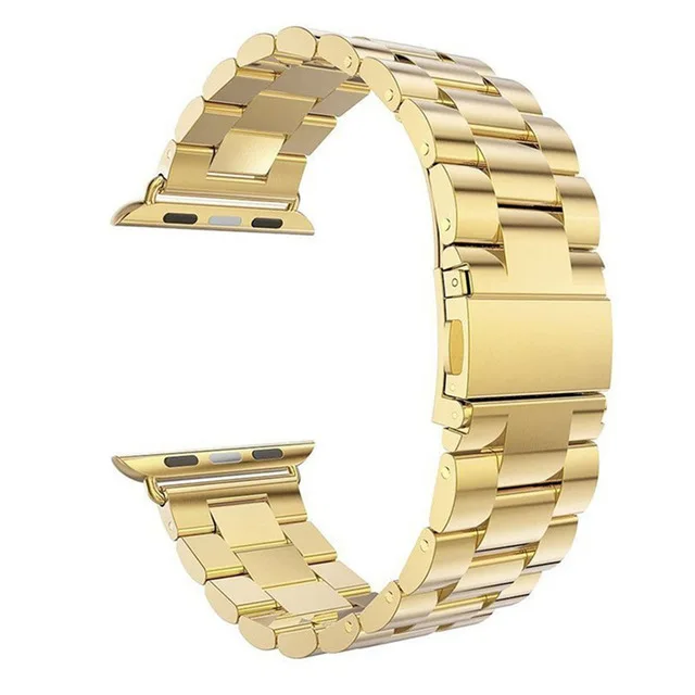 gold Mdnen 42 мм 38 мм металлический браслет из нержавеющей стали для Apple Watch, сменный ремешок для часов iWatch Series 3 2 1 - Цвет ремешка: gold