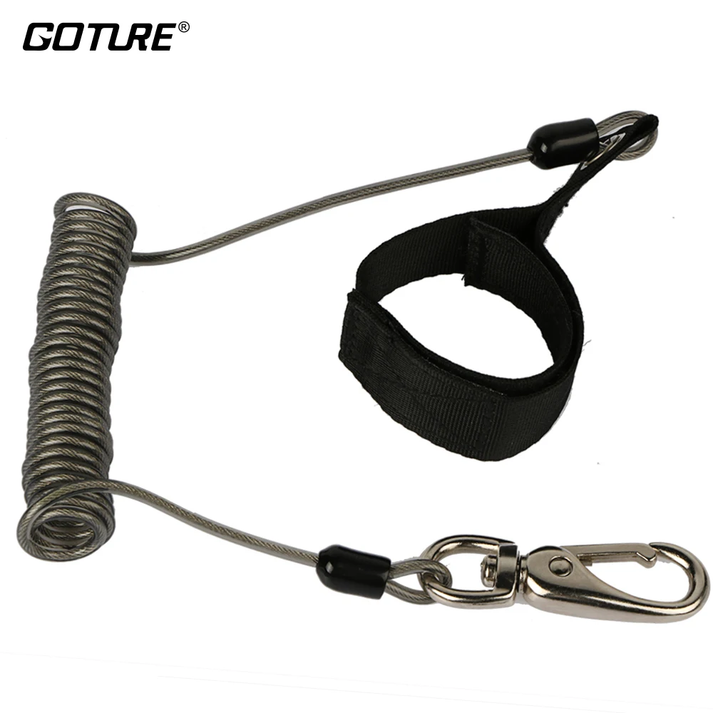 Goture рыболовный шнур безопасная веревка проволока стальная внутри крепится с