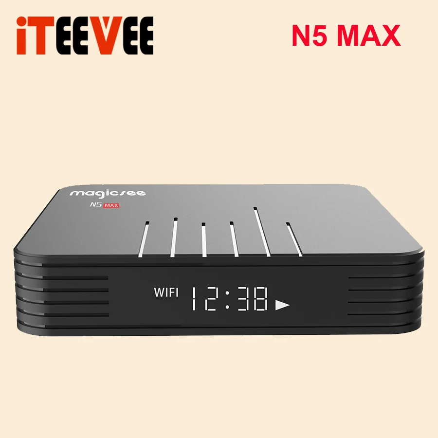 10 шт. Magicsee N5 Max 32G 64G DDR3 4G Amlogic S905X3 Android 9,0 телеприставка 5G Wifi BT 4,0 USB 3,0 tv Box 4K IP tv медиаплеер
