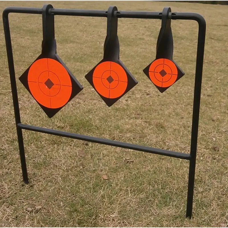 Сверхмощный пистолет стрельба. 22 Rimfire spinner три пластины Цель Поля 6 мм Горячая