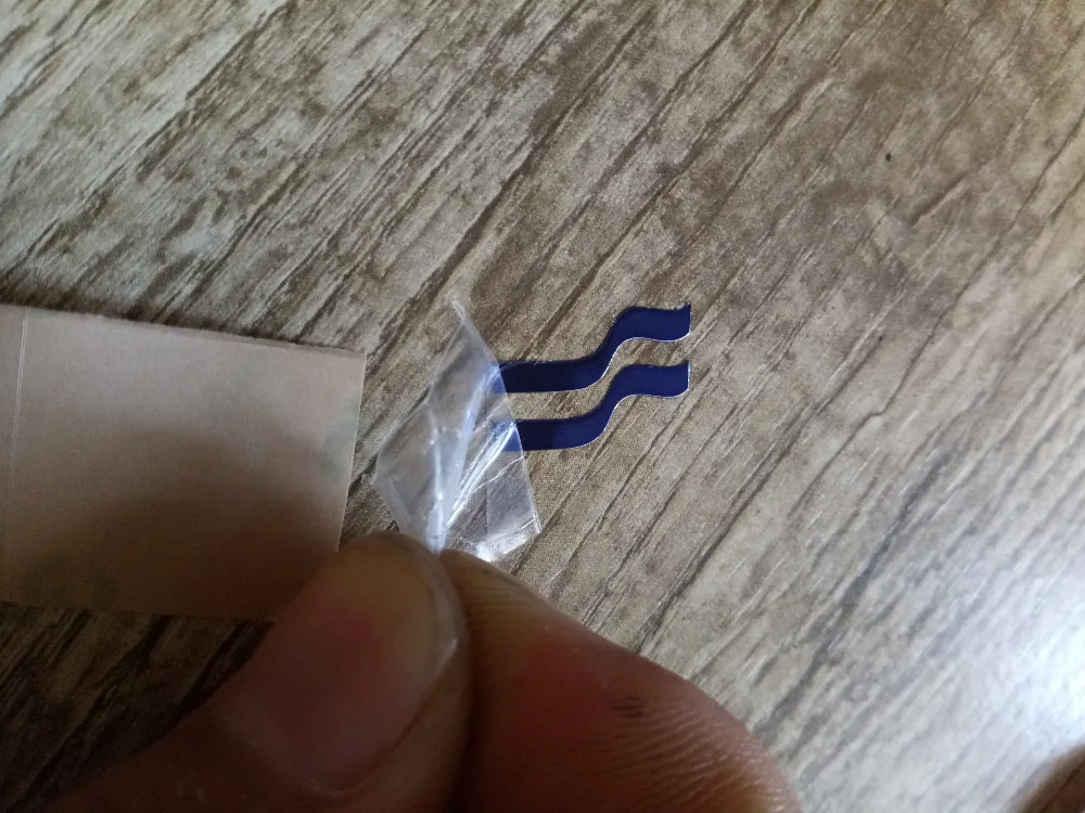 

Top Quality Electroforming Metal Labels with Adhesive glue