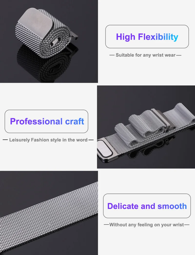 Ремешок для Xiaomi mi Band 4 металлический браслет для mi band 3 из нержавеющей стали ремешок для mi band сменные браслеты