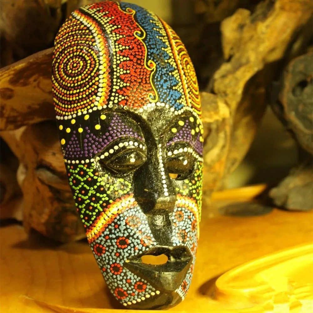 Фантастическая маска в африканском стиле размером 20 см подвесные домашние