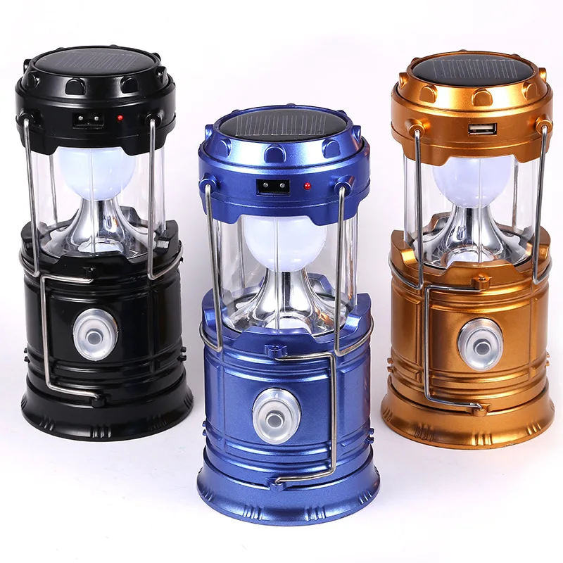 Светодиодный ручной фонарь на солнечной батарее для кемпинга складные фонарики