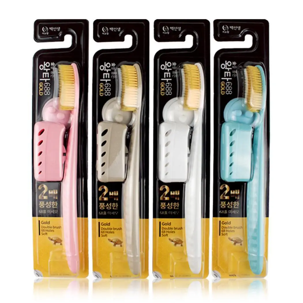 Портативный Путешествия с крышкой ручного отбеливания Мягкие Твердые чистые