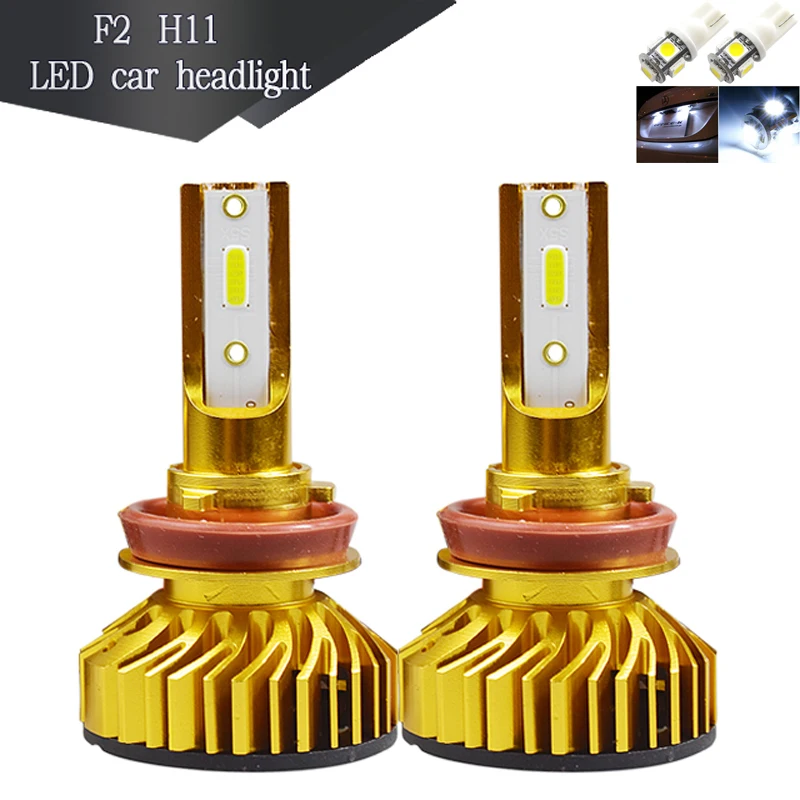 

Mini Size H7 Led Canbus Bulb 72W 10000LM Car headlight H4 Hi/Lo Beam H1 LED H3 H11 9005 9006 9012 6000K 12V H11 Fog Lights