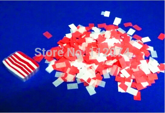 5bags White-Red Ultra-Thin Snowstorms Snow Paper(12pcs/bag) Magic Tricks Magician Stage Accessories Gimmick Props Magica | Игрушки и
