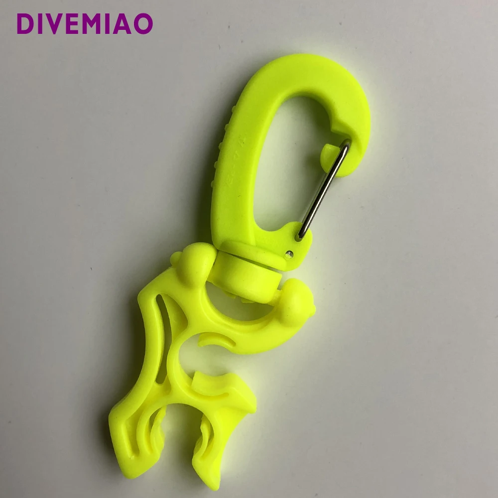 SCUBA diving equipment hose holder BCD Double Hose hook with swivel For Dive tank regulator pressure tube | Спорт и развлечения