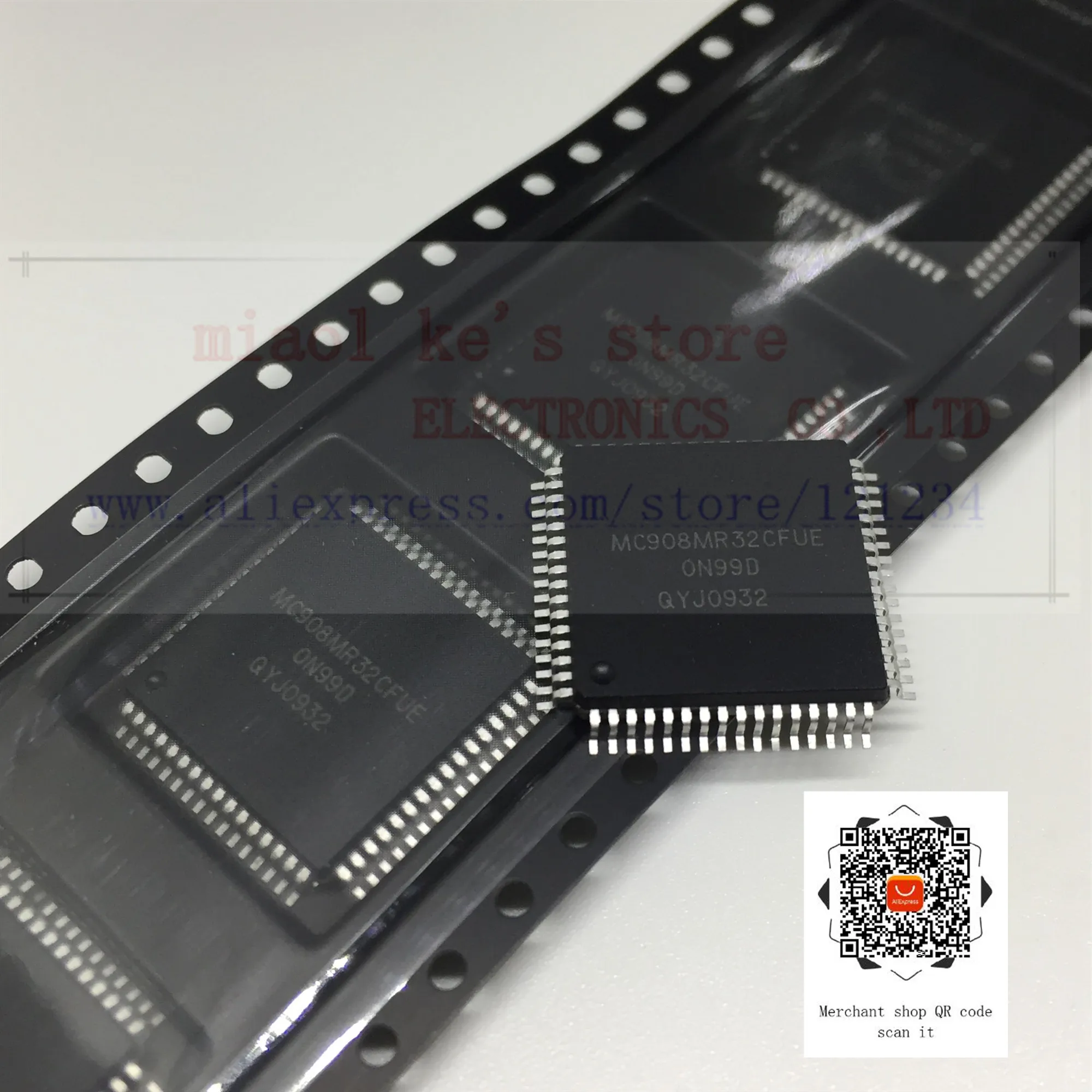 

[1 шт./1 лот] 100% Новый оригинал: MC908MR32CFUE MC908MR32CFU MC908MR32 - IC MCU 8 бит 32 Кб (32Kx8) FLASH 64QFP(14x14)