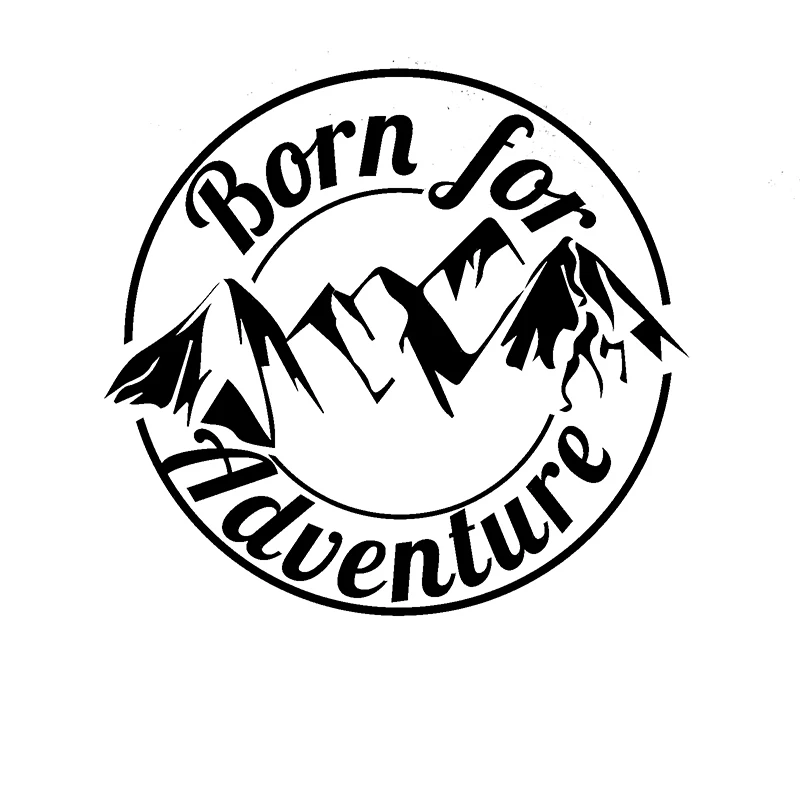 Крутая графика Born For Adventure виниловая наклейка автомобильный караван Кемпер Ван