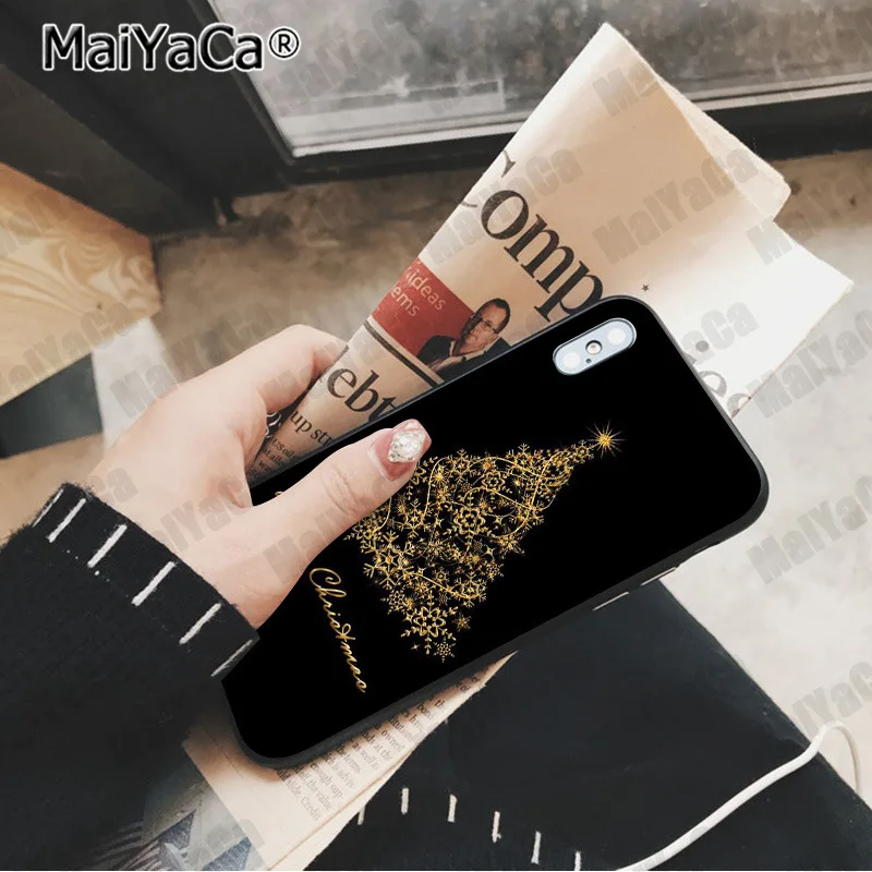 MaiYaCa женитьба Рождество праздник дерево год чехол для телефона Fundas чехол для iphone 11 pro 5Sx 6 7 7plus 8 8Plus X XS MAX XR - Цвет: A11