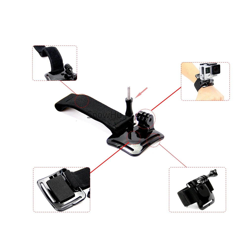 Аксессуары snowhu для GoPro Набор для go pro hero 8 7 6 5 4 3 комплект крепление для SJCAM для xiaomi yi камера для xiomi штатив GS21