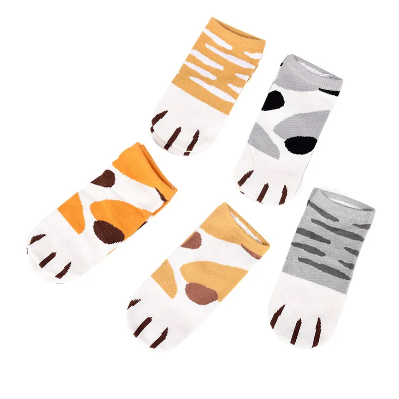 1 пара короткие носки с кошачьими лапами|short ankle socks|socks cuteankle socks |