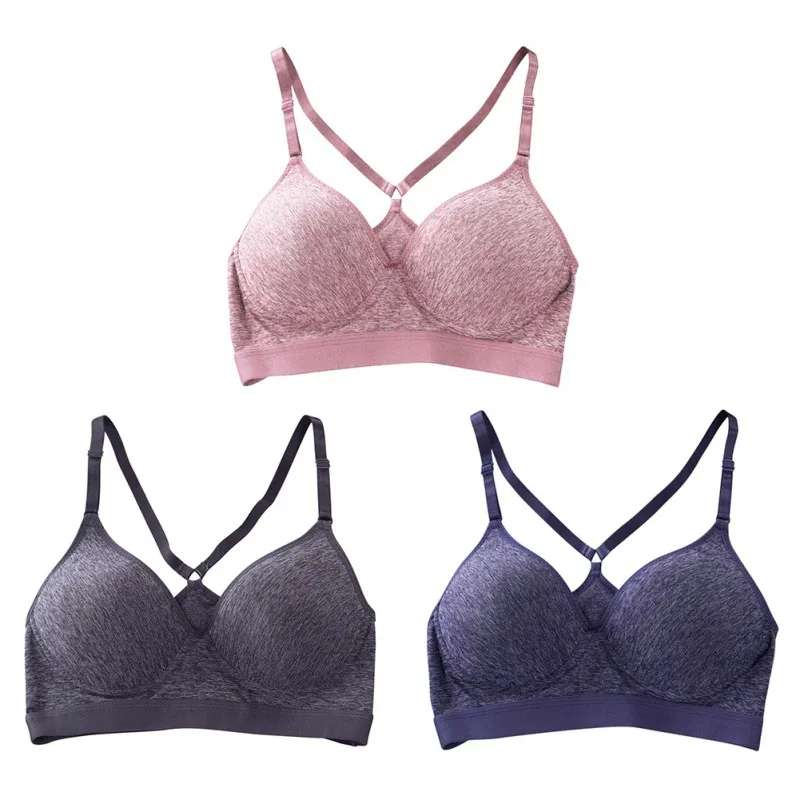 2018 спортивный бюстгальтер с перекрестными лямками на спине Йога фитнес