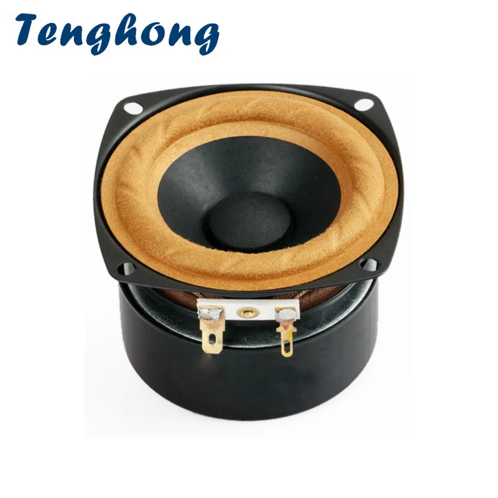 Tenghong 1 шт. 3 дюймовый звуковой динамик 4 Ом 8 20 Вт Полнодиапазонный Hi Fi домашний для