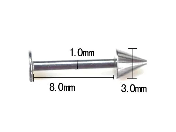 5 шт./лот кольцо для пирсинга носа из нержавеющей стали серебристого цвета бровей