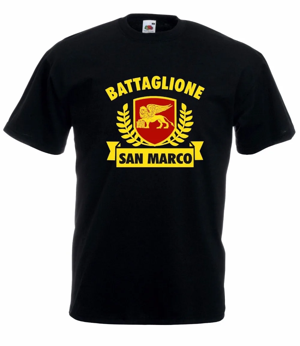 

Summer Men Print T-Shirts Fashion Slim O Neck T-Shirt J2207 Battalion San Marco Veneto Leone Independence Novelty T-Shirt