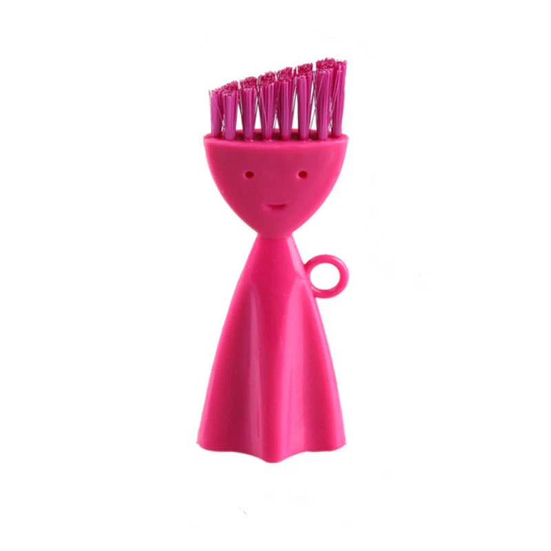 plastic kitchen cleaning supplies Computer Brush smile hanging brush to the gap home accessories |
