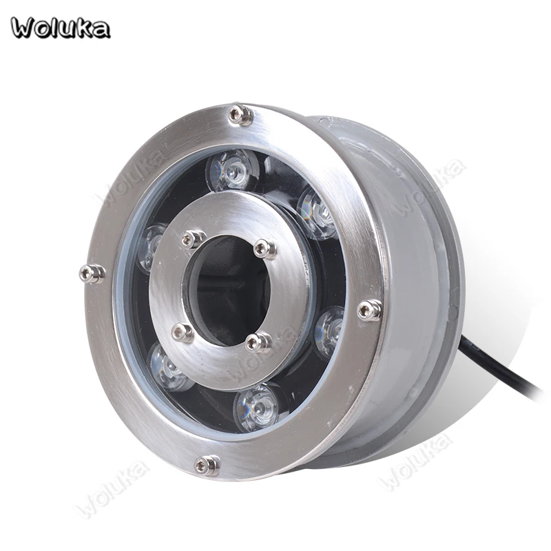 Подводсветильник Светодиодная лампа для фонтана 6 Вт Цветной Прожектор бассейна