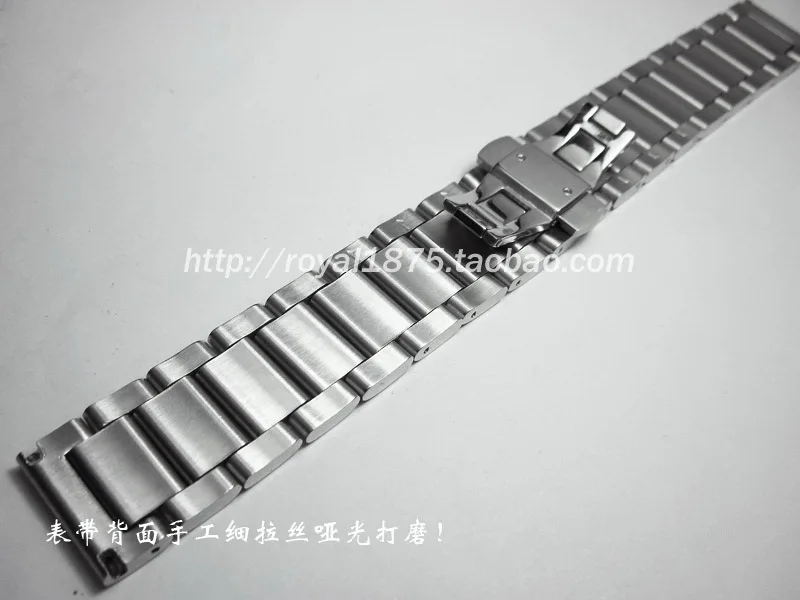 Роскошный Полировочный мужской ремешок для часов сменный Браслет из нержавеющей