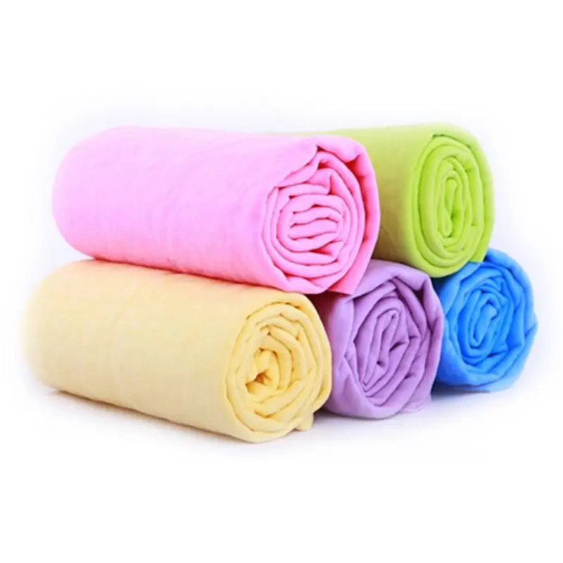 4 Pack искусственная замша ПВА для чистки дома автомобиля полотенце мочалка губка с