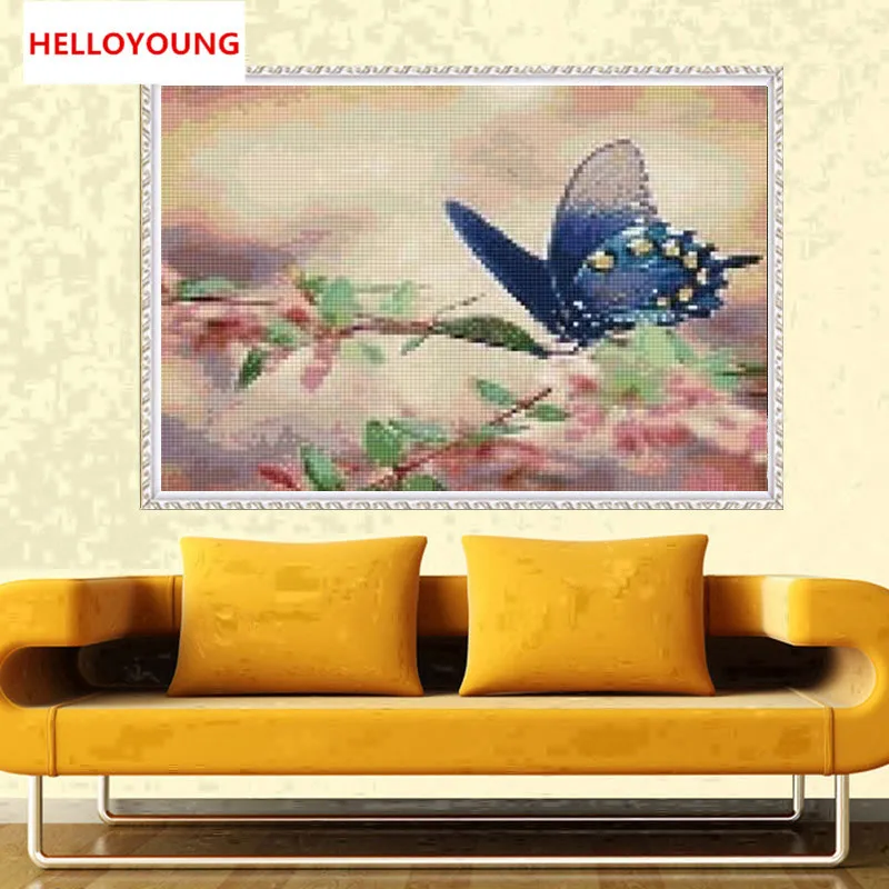 

Набор для рукоделия, алмазная вышивка в виде бабочки, круглые алмазные картины, наборы для вышивки крестиком, Алмазная мозаика, украшения до...