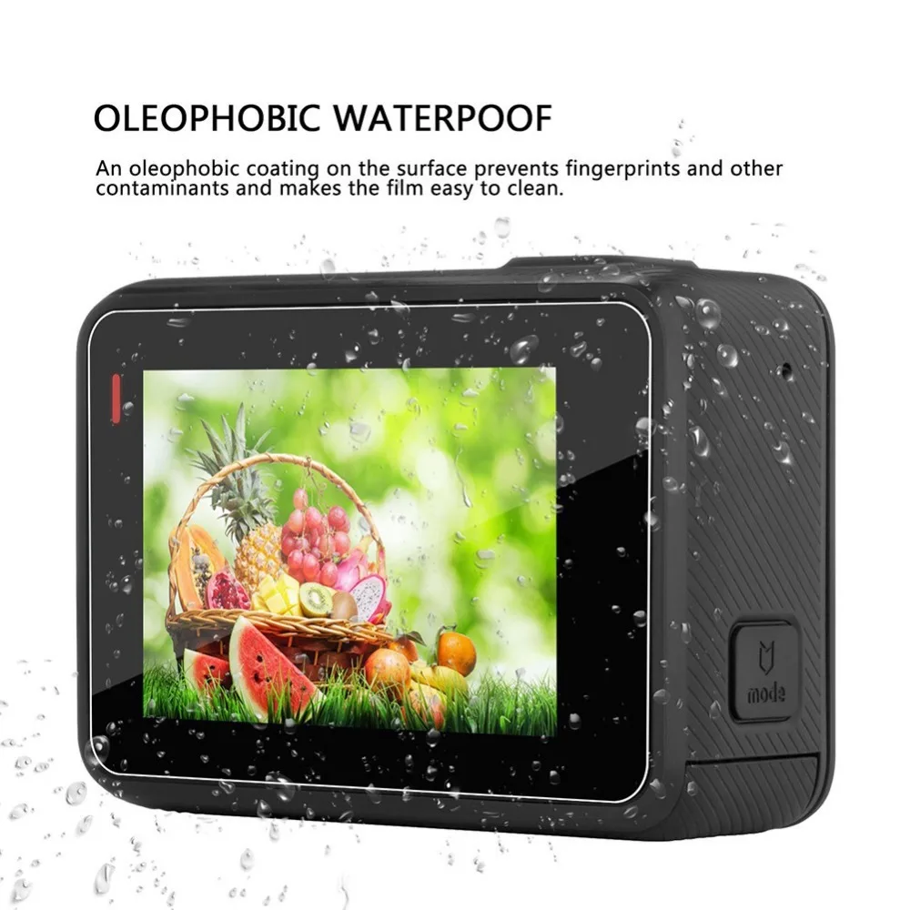 Закаленная пленка для Gopro Hero 7 6 5 Аксессуары Защитная Go Pro черная защита экшн