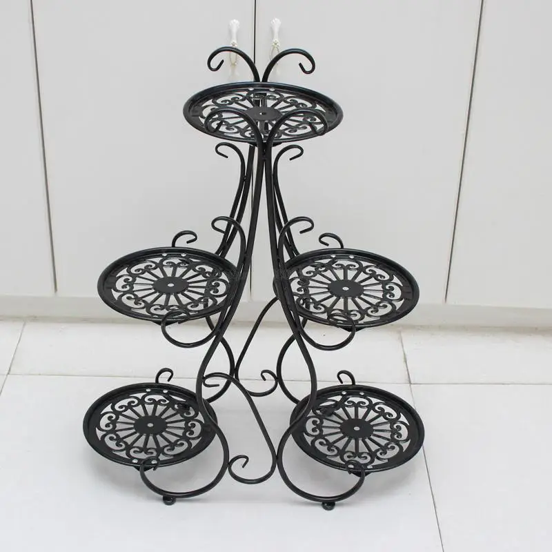 Недорогие портативные Цветочные подставки металлический держатель для растений