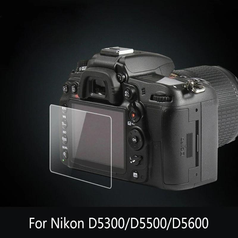 1 комплект закаленное стекло для камеры ЖК-экран HD Защитная крышка D5300 D5500 |