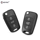 KEYYOU, новинка, 3 кнопки, планшетофон для Hyundai I30 IX35 Kia K2 K5 sportage picanto 3 rio, складной пульт дистанционного управления