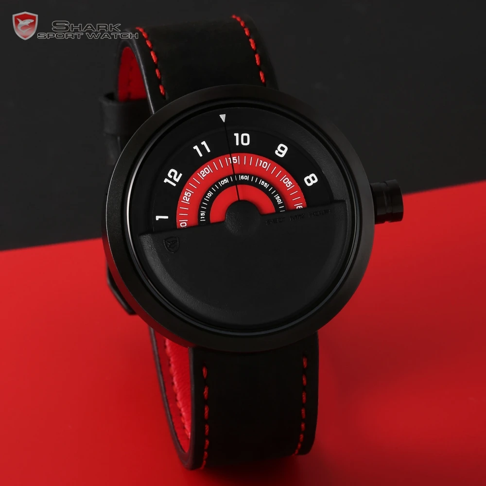 Bonnethead Shark Спортивные Часы Новый Проигрыватель Красный Аналоговый Кварц Мягкий