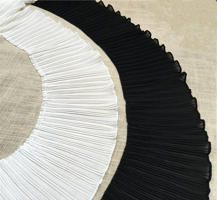 3 м/лот шифоновая юбка высокого давления для рукоделия свитер одежда плиссировка