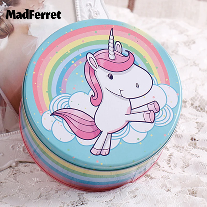 Коробка с единорогом ювелирное ожерелье кольцо для хранения коробка конфет и