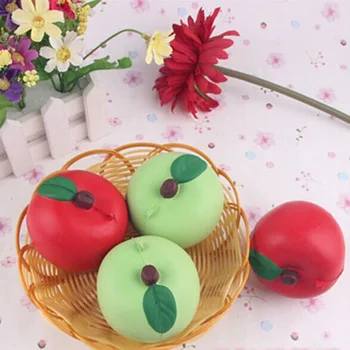 Mskwee, новинка, медленно поднимающееся, 7 см, милое яблоко, мягкое, сжимающее, мягкое, сжимающее, мягкое, мягкое, игрушка, медленно поднимающееся, для детей, взрослых, снимает стресс, тревога, игрушки