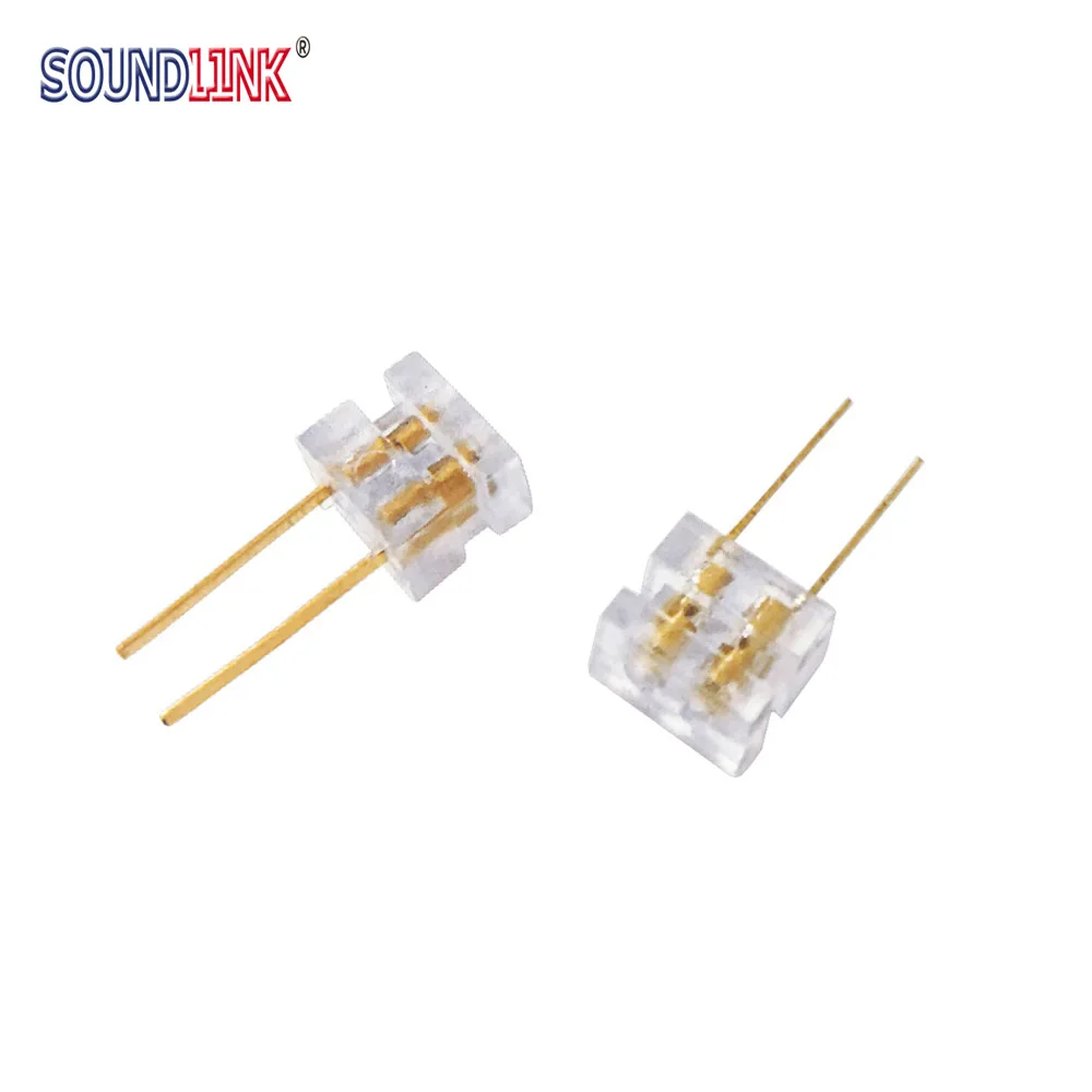 2 шт DIY IEM гнездо для пользовательских в ухо монитор Inears наушники контактный разъем 0,78 мм