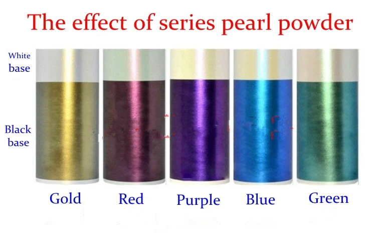 Цветной перламутровый порошок жемчужный разноцветный тонер 500 блестящий из