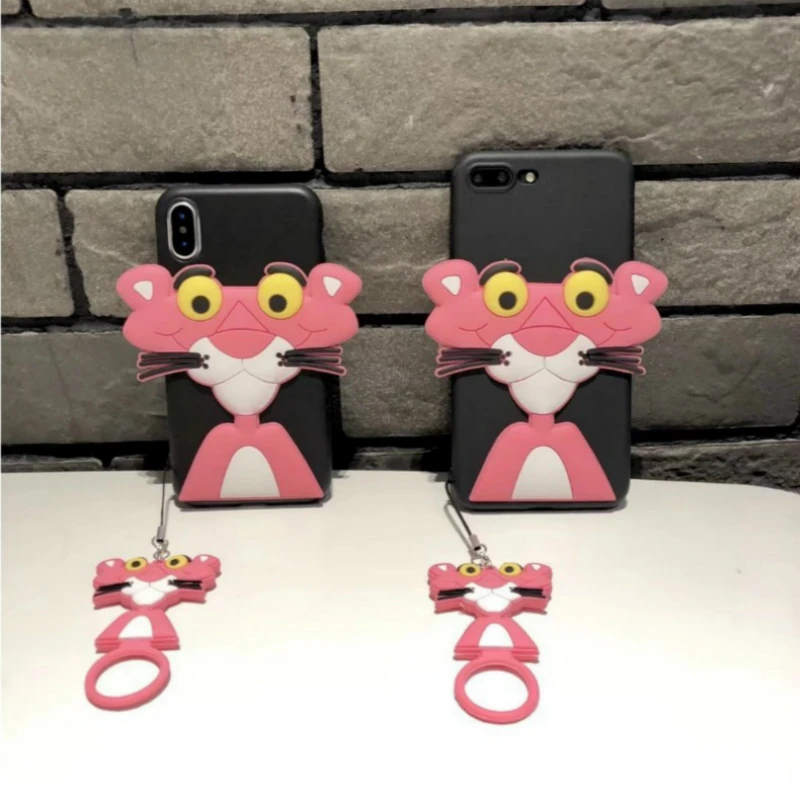 Для Apple iphone 7 чехол для телефона Розовый леопардовый 6 6s 8 Plus X tide милые леопардовые