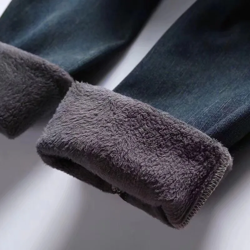 Fleece Новинка Осень индийский главный мотоциклетный пиджак весна зима Мужская джинсовая одежда мото джинсы для мотокросса куртки пальто костюм - Цвет: Fleece