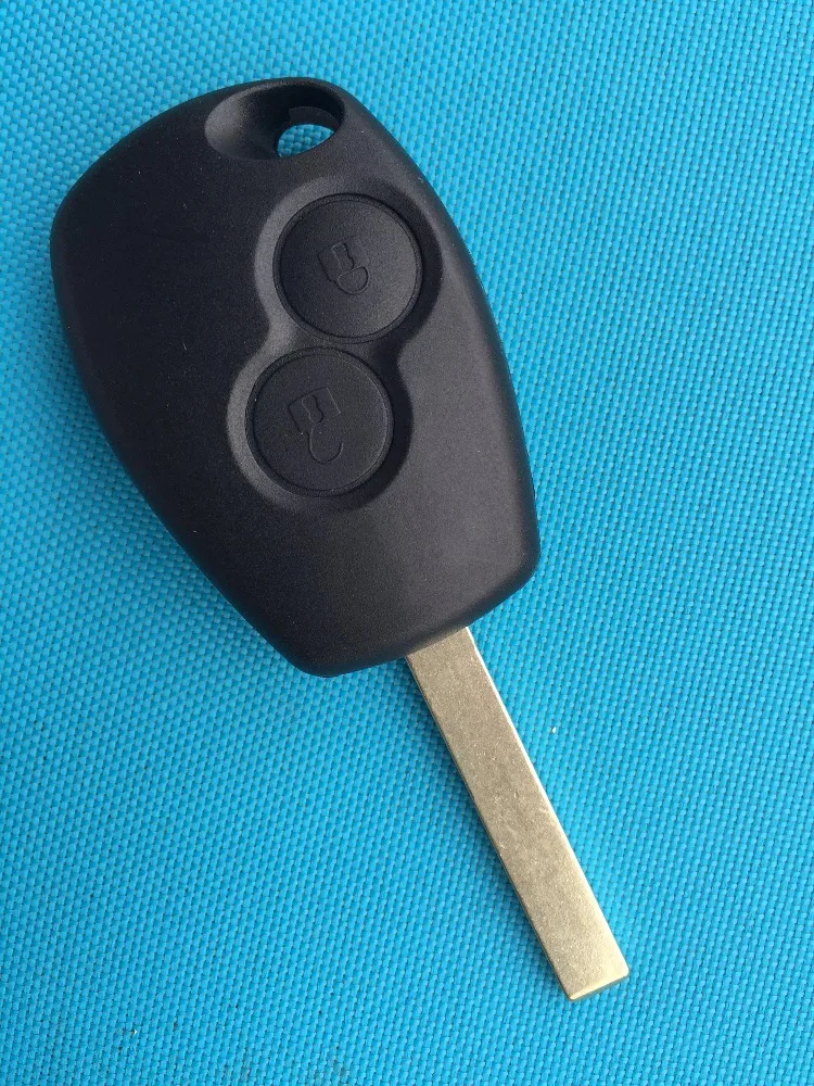 ZABEUDEIR For Renault Clio III Master Kangoo II Modus Modus Master Twingo 2 Button Remote Key case shell uncut blade no logo