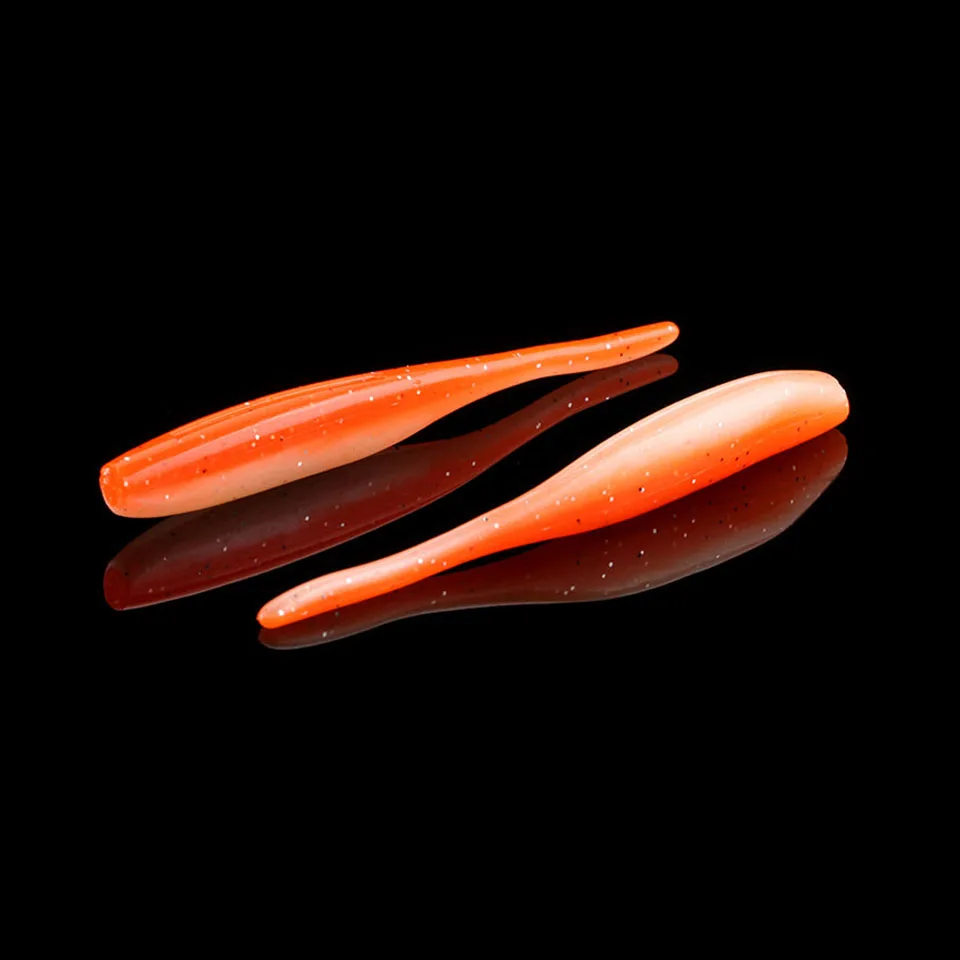 11 WALK FISH, 16 шт./лот, 80 мм, 2,3 г, пластиковые приманки, рыболовные приманки, мягкий червь, Pesca Iscas, снасти, приманка, новинка, ложка, воблеры, Мягкая приманка - Цвет: 11