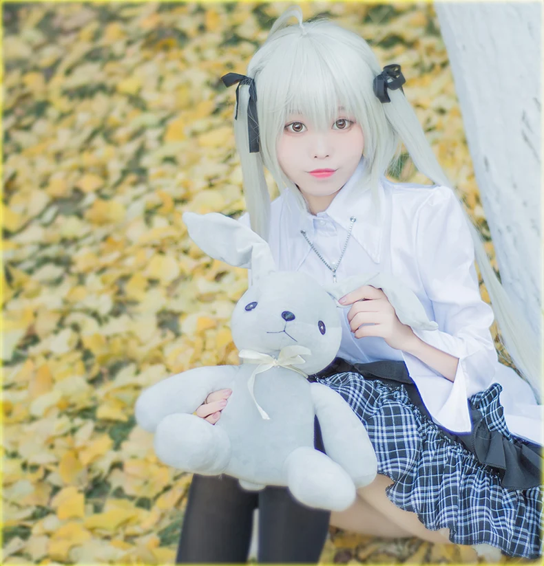 Аниме игра девушки маскарадный костюм Kasugano Sora костюмы Yosuga no в одиночестве (топ +