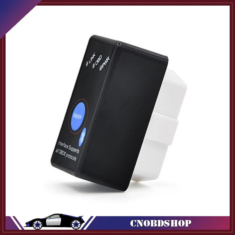 ELM327 Bluetooth V2.1 с выключателем питания ODB2 ODBII OBD II ELM 327 Тестер Автомобильный