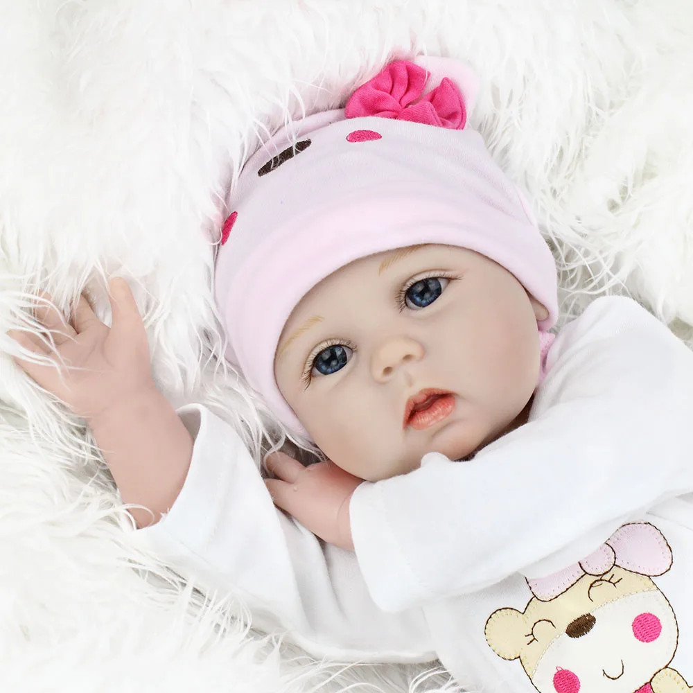 KAYDORA Reborn Baby Dolls 22 дюйма 55 см мягкие силиконовые виниловые реалистичные куклы для