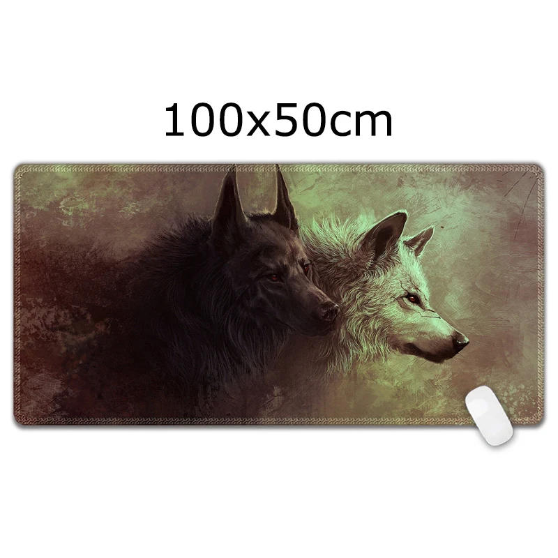 

2018 Large Gaming Mouse Pad 1000*500 mm Locking Edge Desk Pad Keyboard Mat Rubber mousepad
