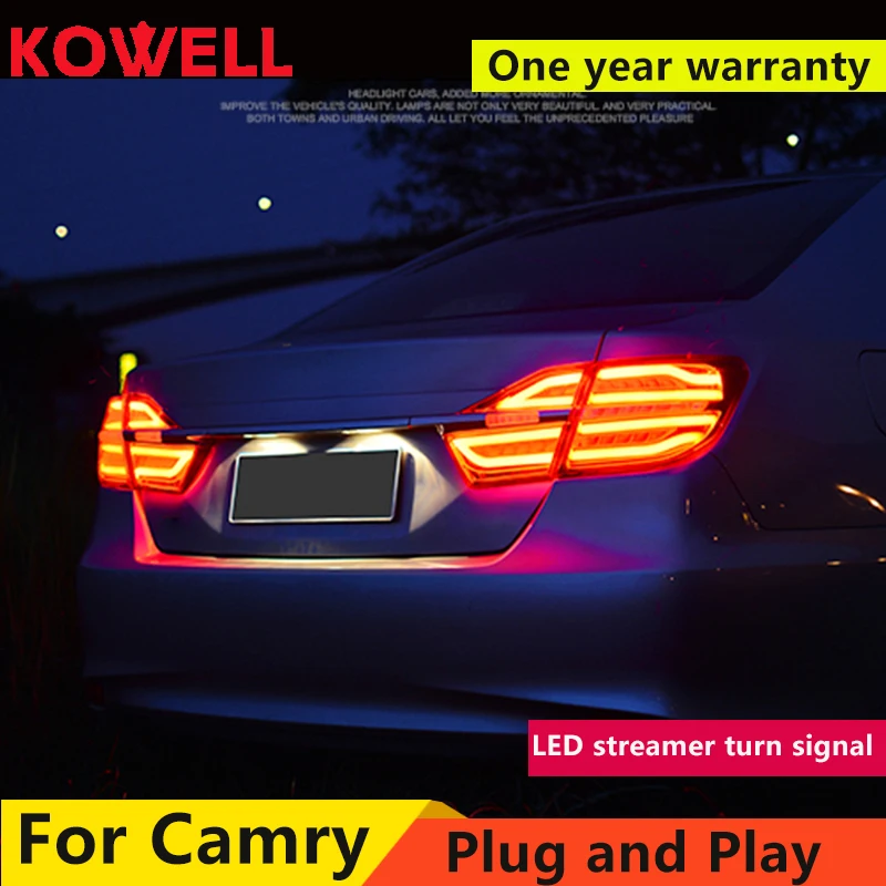 Стайлинг автомобиля KOWELL для Toyota Camry 2015 задние фонари светодиодная задняя фара
