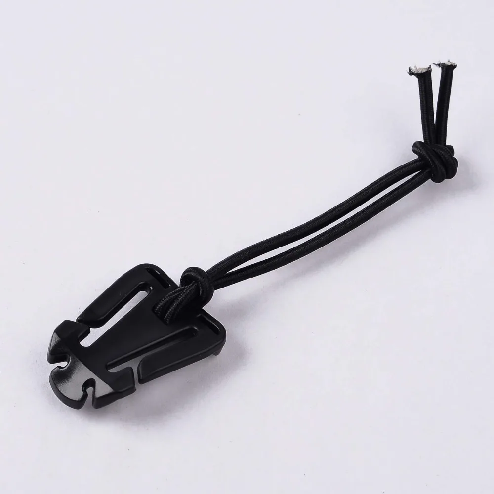 1Pc EDC Molle Backpack Carabiner EDC Tool Elastic Rope Webbing Buckle Winder Climbing Accessories