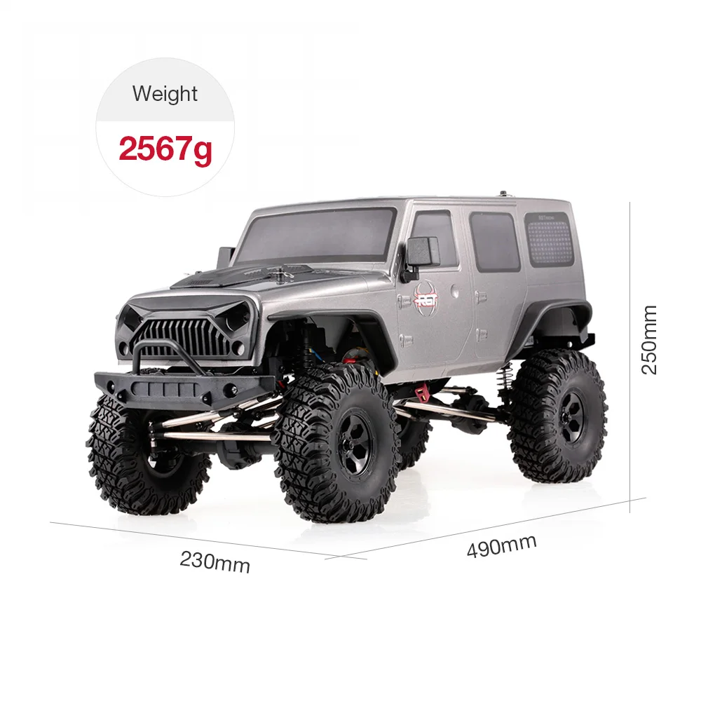 86100 Радиоуправляемый автомобиль 1/10 2 4G 4WD RC Рок Гусеничный внедорожник