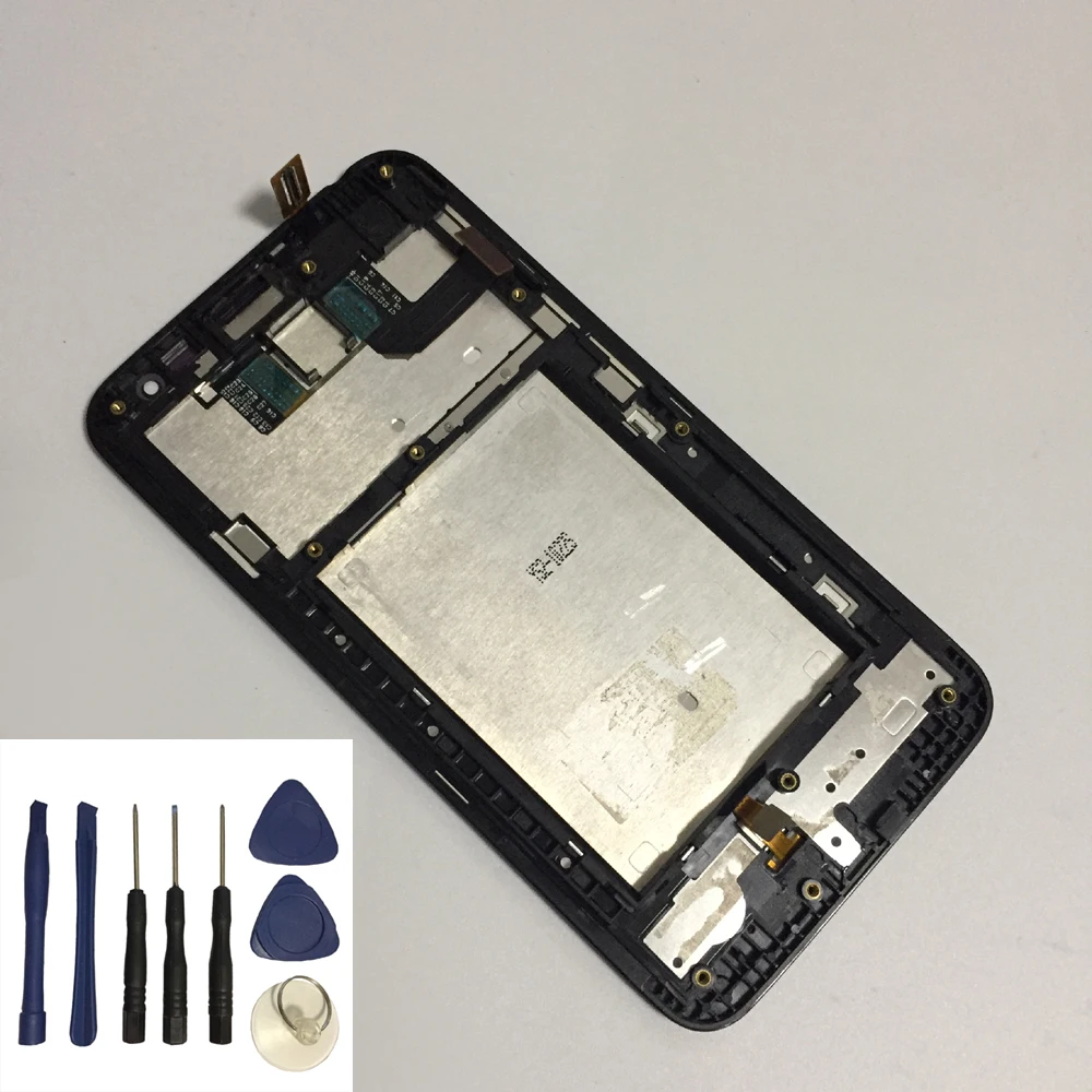 Для LG Optimus L70 D320 сенсорный экран и ЖК дисплей монитор модуль в сборе с рамкой +