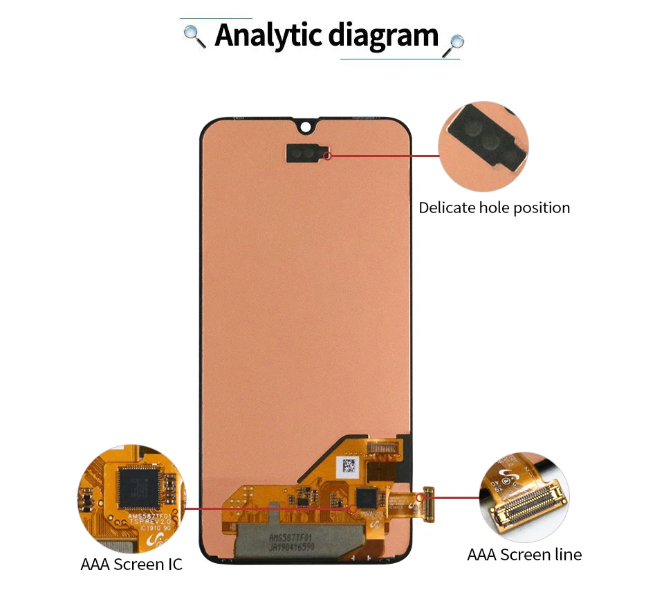 Для samsung Galaxy A40 ЖК-дисплей сенсорный экран с рамкой Замена дигитайзер для samsung A40 lcd A405F SM-A405F